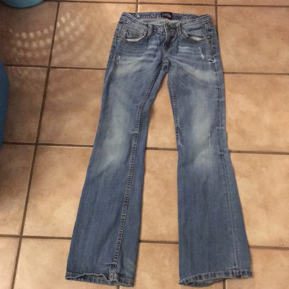 4/$50 Rerockforexpressbootjeansdistressed - Picture 2 of 8